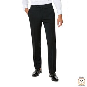 Tommy Hilfiger Men's Black Tuxedo Pants